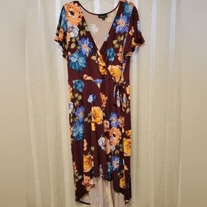 Fortune+Ivy Floral Rose Dress Size 1X